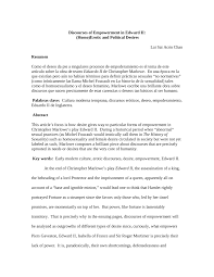 It's been 3 years since the dissapearance of the underground hanlin palace which served as the home and tomb of yong qian's. Pdf Discourses Of Empowerment In Edward Ii Homo Erotic And Political Desires