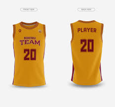 Download Basketball Jersey With Crew Neck Mockup On Behance