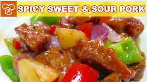 How To Cook Spicy Sweet And Sour Pork Pinoy Easy Recipes Youtube