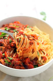 Green Lentil Spaghetti Bolognese Recipe Green Lentils Vegan Meal Plans Veggie Dishes