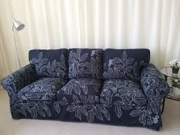 Custom Made Cover Fits Ikea Ektorp Two Seat Sofa Bed Sleeper Cover Patterned Ebay Ikea Ektorp Sofa Sofa Sofa Covers
