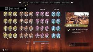 Horizon Zero Dawn Platinum 11 Frozen Wilds Skills Accidentally Screwed Me Over Trophies