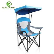 Alpha Camp Mesh Canopy Chair Folding Camping Chair Royal Blue Want Additional Info Click On The Image Camping Canopy Folding Camping Chairs Camping Chairs