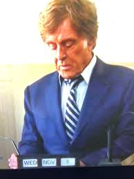 But to me violence is the first sign of an amateur. Robbed While Closed In The Old Man And The Gun 2018 Robert Redford Is Staking Out The Inside Of The Bank Before A Robbery The Desk Calendar Shows The Date Is Nov