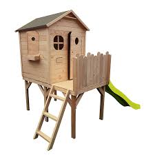 Maisonnette De Jardin En Bois Enfant A Prix E Leclerc Maison Bois Maison Bois Enfant Jardins En Bois