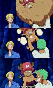 The Thing That Had My Attention Most Here Was Zoro S Hair It Looks Like Mint Ice Cream I M Hungry One Piece Funny One Piece Meme One Piece Anime
