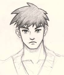 How To Draw Manga Man Face 3 Different Ways Drawing And Digital Painting Tutorials Online Now draw the arms using long rectangles tapering to the tips. to draw manga man face 3 different ways