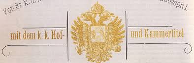 A letterhead is a printed heading on the top of any document which contains the name, logo, and address of the company. The Logo Of A Court Supplier On A Letterhead Using The Double Headed Eagle For Advertising Purposes Die Welt Der Habsburger