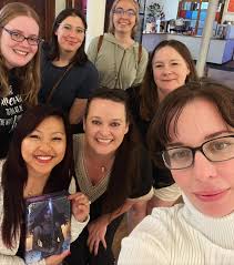 the.arcane.society sent us a few copies of these gorgeous shadow fae  special editions. We have we chose a few readers to meet us in Vermont for  a mini signing. We signed the