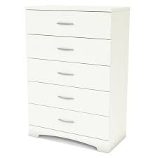 South shore shaker natural maple 5 drawer chest 2713035. South Shore Maddox 5 Drawer Chest In Pure White Finish 3160035