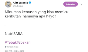 Nah, pada kesempatan ini kamu bisa melihat beberapa contoh di bawah ini, beserta dengan jawabannya. 11 Tebak Tebakan Ala Netizen Twitter Susah Ditebak Tapi Bikin Naik Darah Boombastis