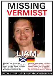 Plz 97232 das kriegerdenkmal befindet sich auf dem friedhof. Distraught Brother Of Missing Scot Confirms Body Pulled From German River Is Not Liam Colgan