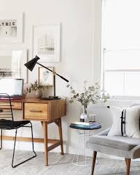 Wfh Never Looked So Good Shop The Mid Century Desk Parker Slipper Chair On Westelm Com Southw Dressing Table Modern Scandanavian Decor Mid Century Desk