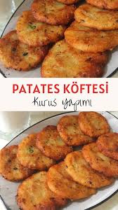 patatesli kofte kizartmasi kurus yemek tarifleri yemek vegan yemek tarifleri