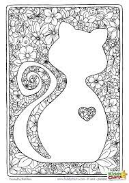 Free Cat Mindful Coloring Pages For Kids Adults Kiddycharts Or, some pages that are of education such as babies can color by the. cat mindful coloring pages for kids