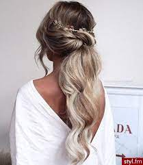 The Most Beautiful Hairstyles For Your Evenings Best Newest Hairstyle Trends Low Ponytail Hairstyles Hair Styles Bridesmaid Hair Ponytail