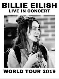 Black And White Billie Eilish Poster Billie Eilish Poster Billie Eilish Film Posters Vintage Tour Posters