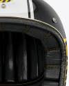 Download Vintage Motorcycle Helmet Mockup Front View In Apparel Mockups On Yellow Images Object Mockups