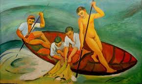 Nach dem römischen kaiser augustus benannt, da er in diesem monat sein erstes konsulat angetreten hat. Grosser Fischzug Von August Macke Als Kunstdruck 683680