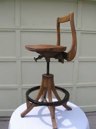 Art Deco Sikes Drafting Stool Chair Tilt Swivel Vtg Industrial Machine Age Seat Work Chair Drawing Desk Furniture