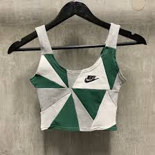 The Reworked Patchwork Nike Adidas Crop Top 2 3 Week Turnaround Absolutely Waved