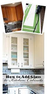 How To Add Glass Cabinet Doors