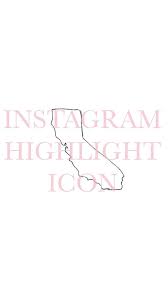 California State Icon Instagram Highlight Cover Ig Story Etsy California Illustration Get Instagram Icon