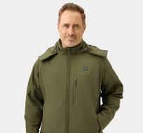 Men's Classic Heated Jacket (Apparel Only) - Black & Blue / XS