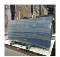 On Sales Azul Imperial Slabs Polished Grand Skylight Blue Sky Quartzite Slab