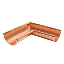 Half round copper gutters are certainly a welcome addition to any home in minnesota. Copper Half Round Gutter Internal Corner Angle
