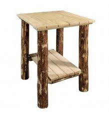 Collection by janelle hoskins • last updated 7 weeks ago. Log End Table Log Coffee Table Rustic Side Table Woodland Creek S Log Furniture Place