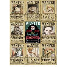 Kaos baju distro anime one piece bounty roronoa zoro pendek ab0359: Wall Decor One Piece Poster Buronan One Piece Shopee Indonesia