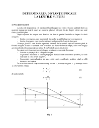 Atunci cand sunt plasate in aer se determinarea distantei focale prin masurarea directa a pozitiilor obiectului si imaginii fata de determinarea distantei focale prin metoda bessel. Pdf Determinarea DistanÅ£ei Focale La Lentile SubÅ£iri Ilie Musinschi Academia Edu
