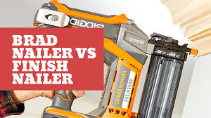 Shop over 70,000 products + 1,500 of the best brands. Brad Nailer Vs Finish Nailer Discover The Difference Youtube