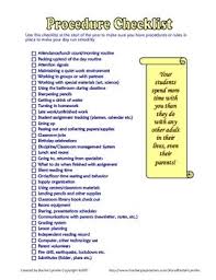 Classroom Procedure Checklist For The Start Of The Year Free School Procedures Classroom Procedures Classroom Freebies