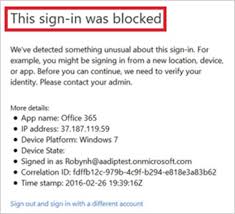 May 07, 2021 · unlock user accounts with powershell. Azure Active Directory Risky Sign In Policy Blocks Guest Access To Office 365 Tenants Office 365 For It Pros