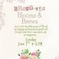 Craft TEA Session 1 : Blooms & Brews Afternoon Tea & Floral Workshop