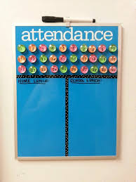 Attendance Chart Would Change Numbers To Names Classroom