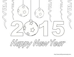 Search through 52646 colorings, dot to dots, tutorials and silhouettes. Happy New Year Coloring Page