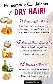 Homemade Conditioner For Dry Hair Homemade Hair Products Homemade Conditioner Natural Organic Hair Care