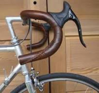 Leather Handlebar Wraps and Bicycle Grips for Sale - Walnut
