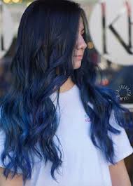 When you have first colored your hair, try to wait as long as possible to shampoo your hair for the first time. Blue Denim Hair Colors Royal Balayage Denim Hair Fashionisers C