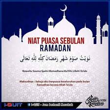 Yang menjadi permasalahan, apakah puasa pengganti ramadhan ini harus di lakukan secara berurutan. Tips Sihat Bersama Maklong Niat Puasa Ramadhan 2019