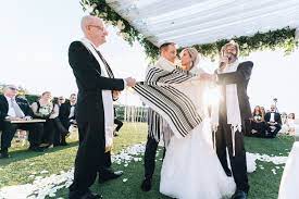 Outdoor Interfaith Wedding Ceremony Elegant Terrace Reception Interfaith Wedding Wedding Inside Wedding Ceremony