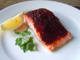 Oven Barbecue Roasted Salmon Salmon Recipes Recipes Seafood Recipes