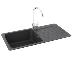 Which is the best type of kitchen sink? Carron Phoenix Columba 100 Graphite 1 0 Bowl Inset Kitchen Sink 114 0396 152