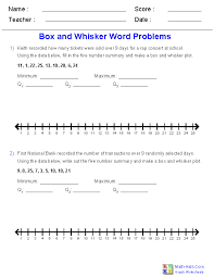 Box plots (also known as box and whisker plots) are used in statistics and data analysis. Box And Whisker Plots Word Problems Worksheets Word Problem Worksheets Word Problems Middle School Math