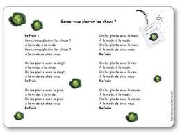 Paroles De La Comptine Savez Vous Planter Les Choux A La Mode A La Mode Savez Vous Planter Les Choux A La Mode De Chez Comptines Chansons Comptines Chanson