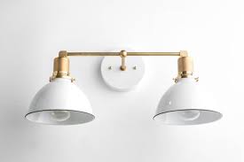Bathroom Wall Light Industrial Vanity Light Brass Light Etsy