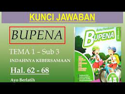 Inilah kunci jawaban buku tematik kelas 4 sd tema 1 halaman 17 32 subtema 1 keberagaman budaya bangsaku semua halaman fotokita fotokita.grid.id. Bupena 4a Hal 62 68 Ayo Berlatih Youtube